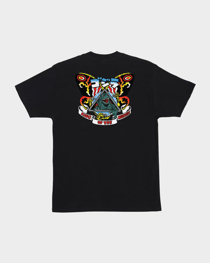 Godzilla Natas Mothra Mens Santa Cruz T-Shirt Black