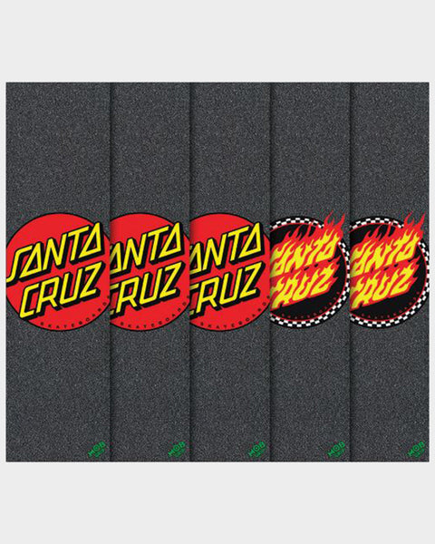 Santa Cruz Dot Grip Tape 9in x 33in Bg/5 Graphic Mob – Santa Cruz