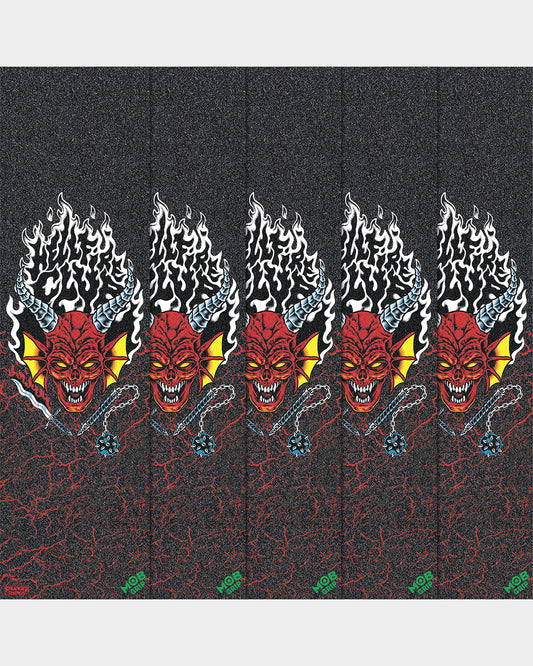Stranger Things Hellfire Club 5 Pack Grip Tape 9in x 33in  Bg/5 Graphic Mob Misc