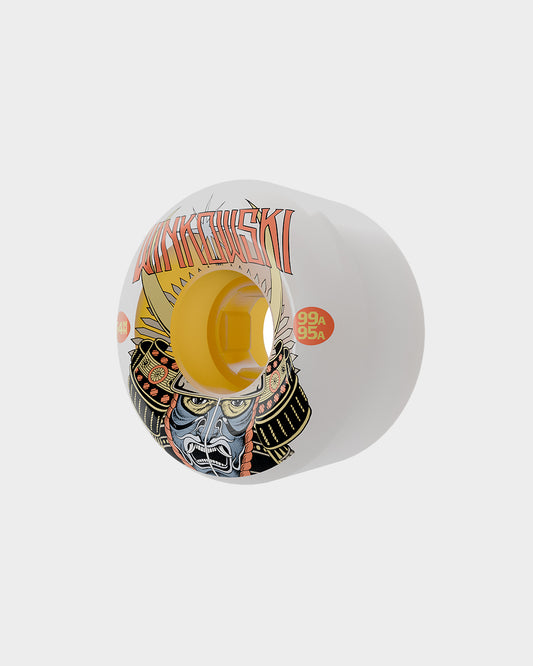 54mm Erick Winkowski Samurai Double Duro White Chubbies 99a/95a Skateboard Wheels OJ