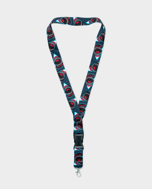Speed Wheels Shark Lanyard Navy