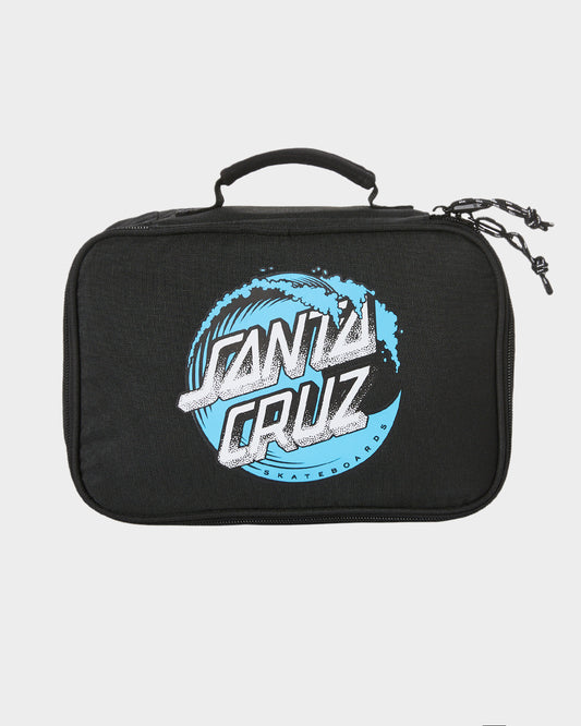 Stipple Wave Dot Boys Lunch Box Black