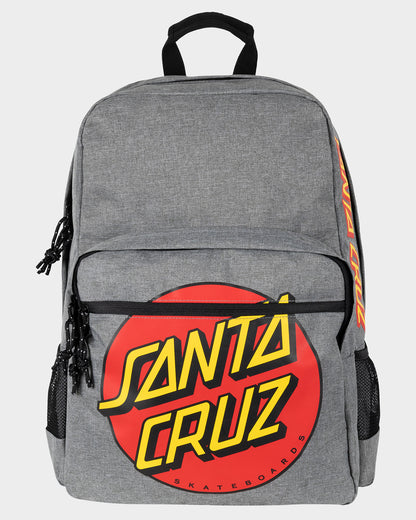 Classic Dot Santa Cruz Boys Backpack Grey Marle