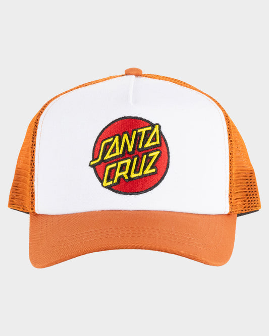 Classic Dot Boys Trucker Hat Ginger
