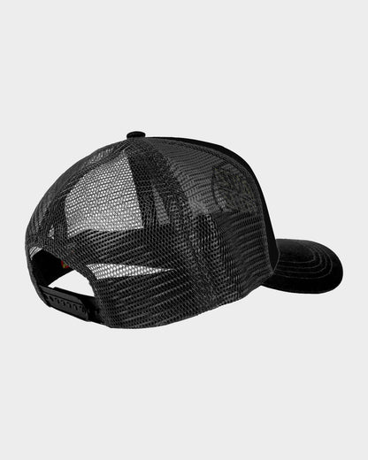 Classic Dot Santa Cruz Boys Curved Peak Cap Black