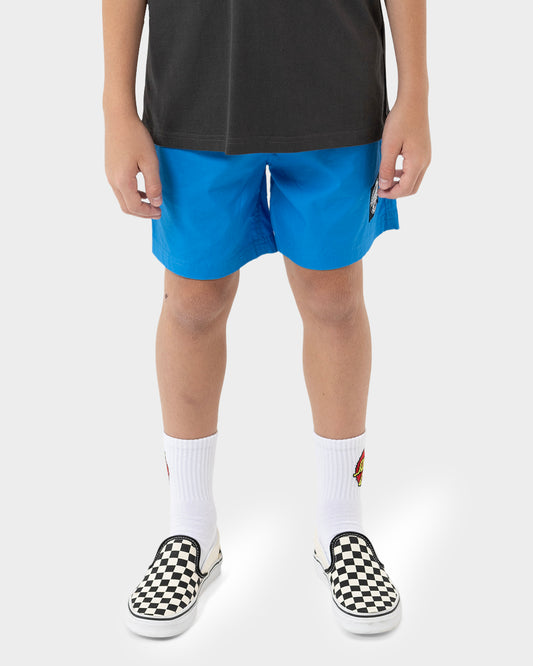 MFG Dot Cruzier Solid Santa Cruz Boys Shorts Blue