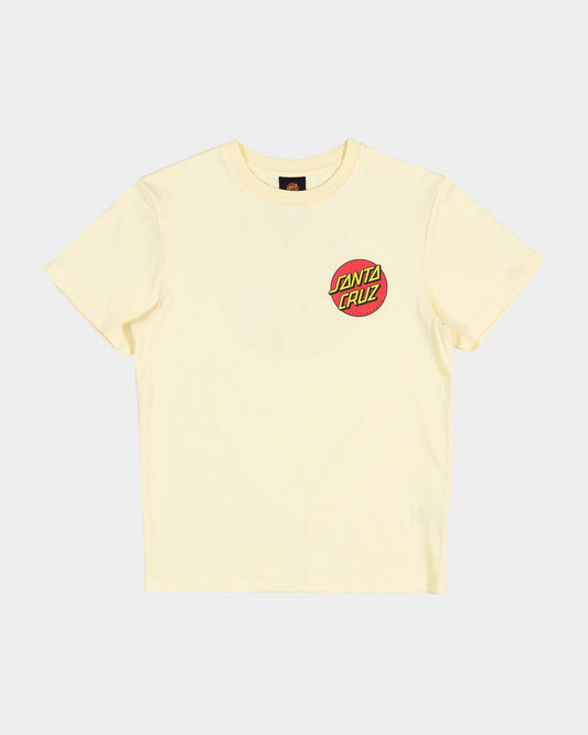 Classic Dot Chest Santa Cruz Boys T-shirt Butter