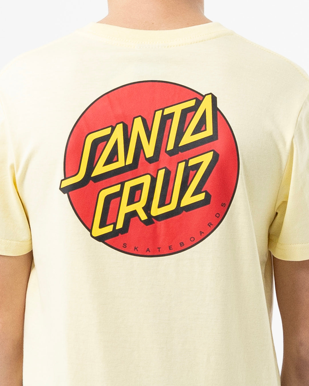 Classic Dot Chest Santa Cruz Boys T-shirt Butter