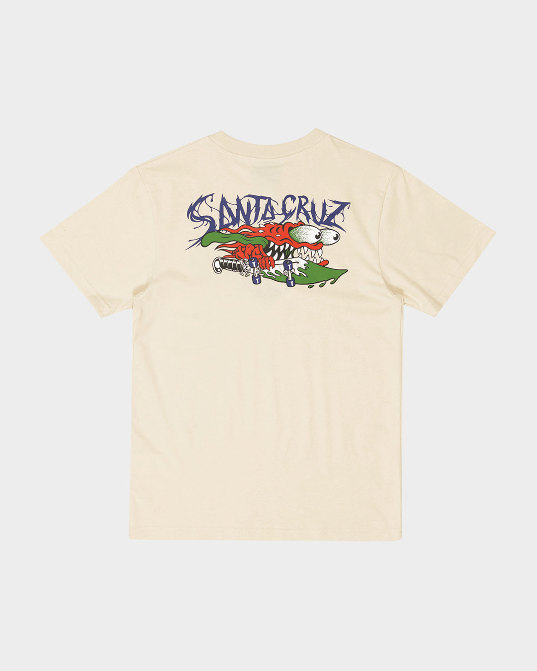 Meek SC Slasher Santa Cruz Boys S/S T-Shirt Natural