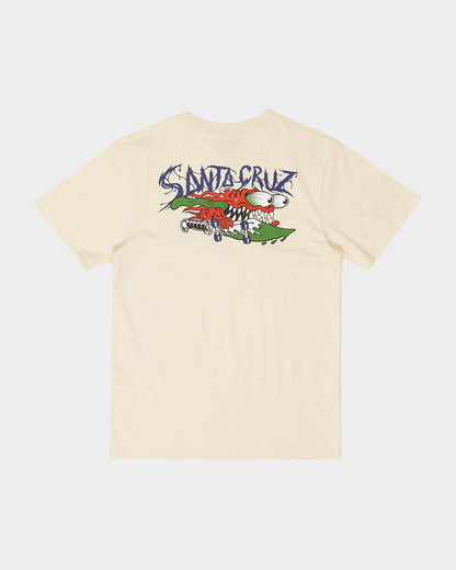 Meek SC Slasher Santa Cruz Boys S/S T-Shirt Natural