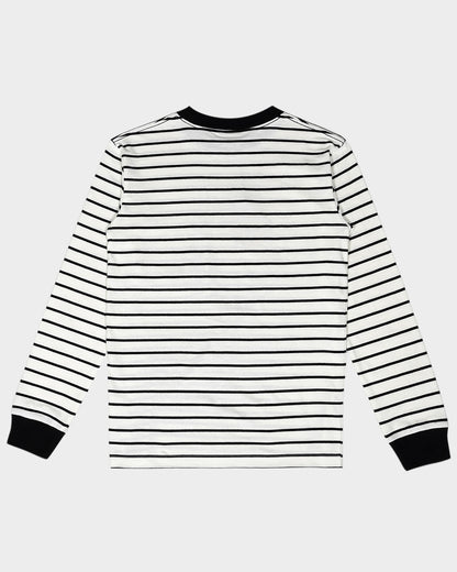 Ultimate Flame Strip Santa Cruz Boys L/S T-Shirt Black-White