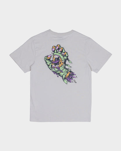 Mummy Hand Santa Cruz Boys S/S T-Shirt Concrete