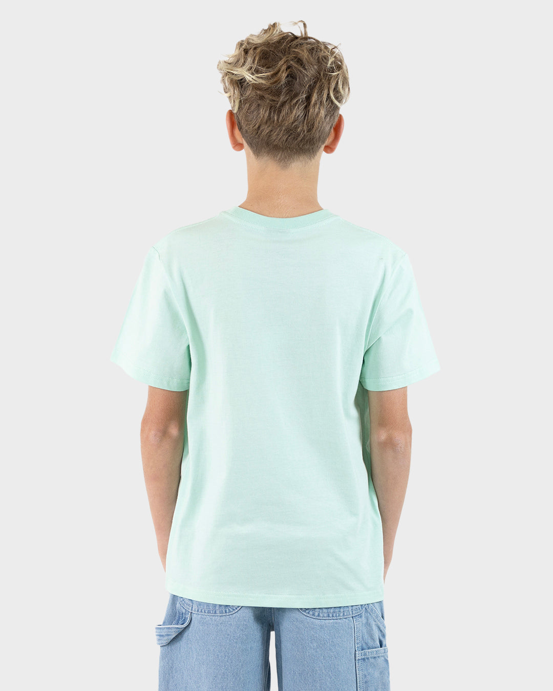 Classic Dot Puff Boys T-Shirt Aqua