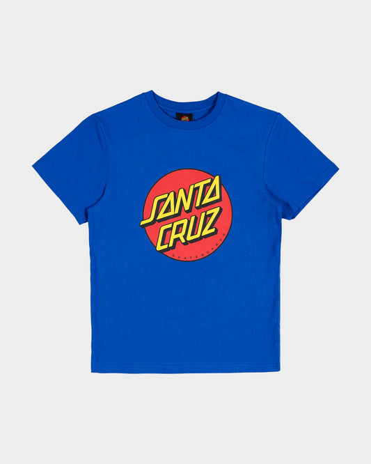 Classic Dot Puff Santa Cruz Boys T-shirt Cobalt