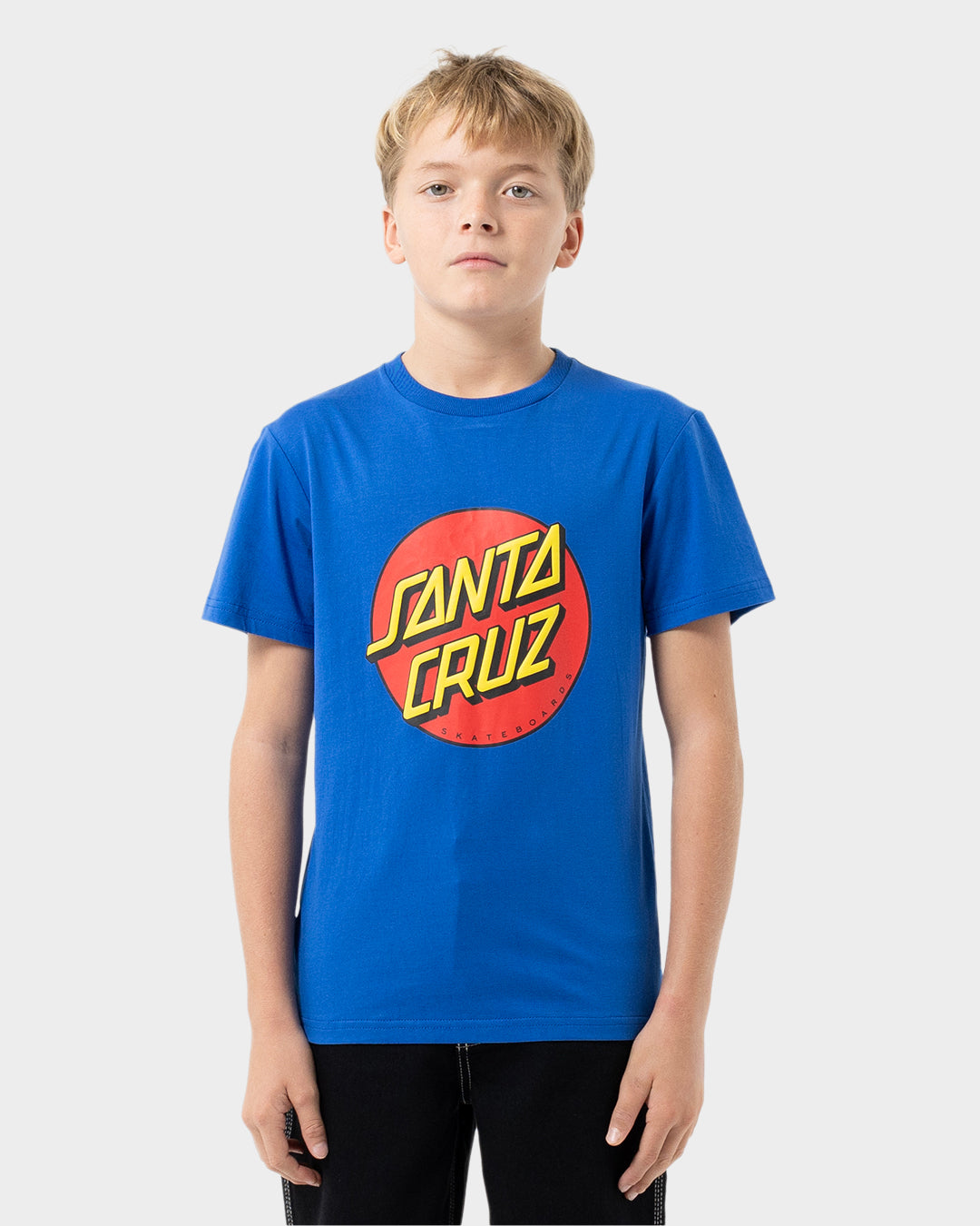 Classic Dot Puff Santa Cruz Boys T-shirt Cobalt