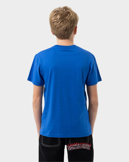 Classic Dot Puff Santa Cruz Boys T-shirt Cobalt