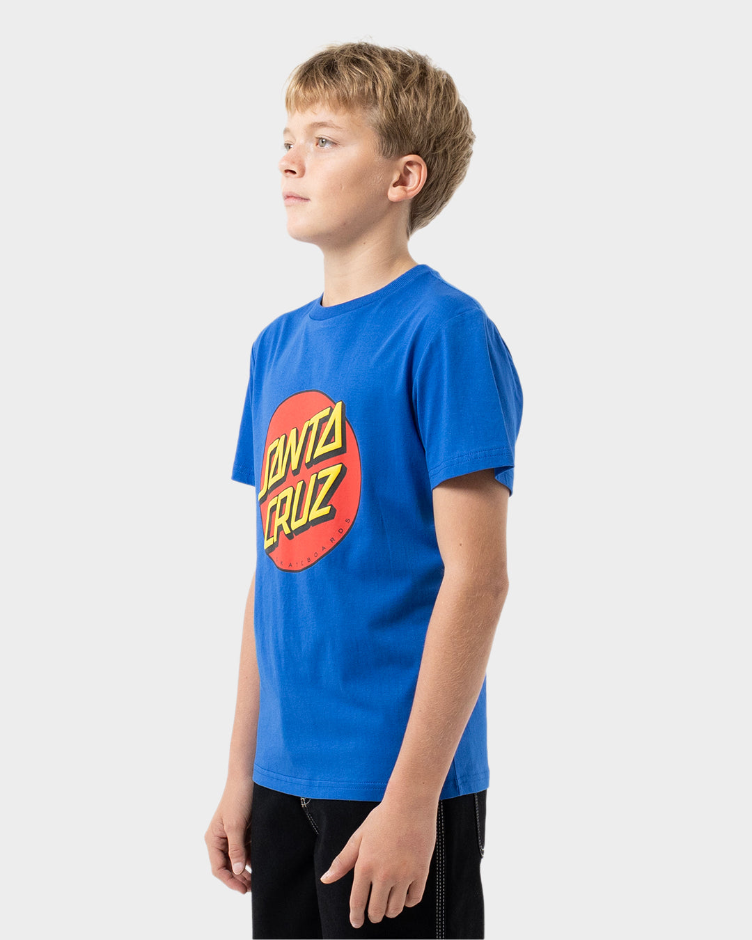Classic Dot Puff Santa Cruz Boys T-shirt Cobalt