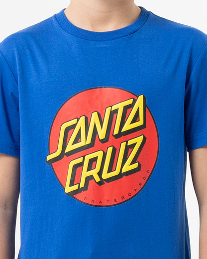 Classic Dot Puff Santa Cruz Boys T-shirt Cobalt