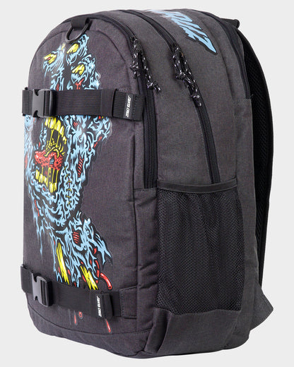 SC Decaying Hand Boys Skate Backpack Dark Grey Marle