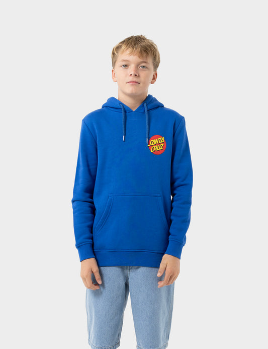 Classic Dot Puff Boys Pullover Hoodie Cobalt