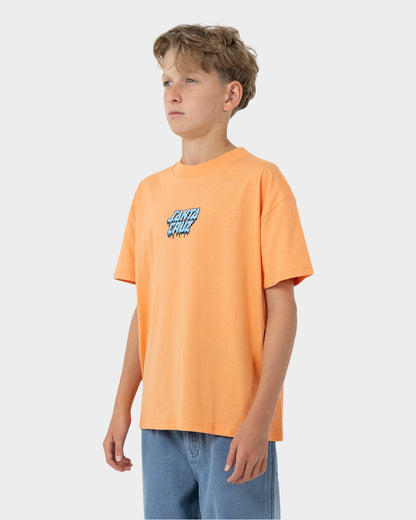 SC Decaying Hand Boys Oversize T-shirt Orange