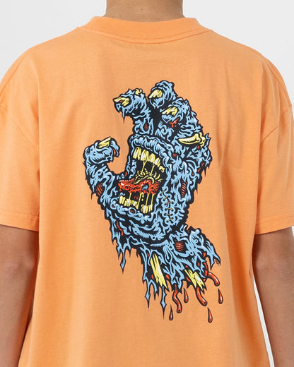 SC Decaying Hand Boys Oversize T-shirt Orange