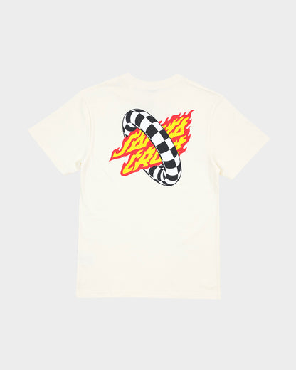 Goal Flame Boys T-shirt Cream