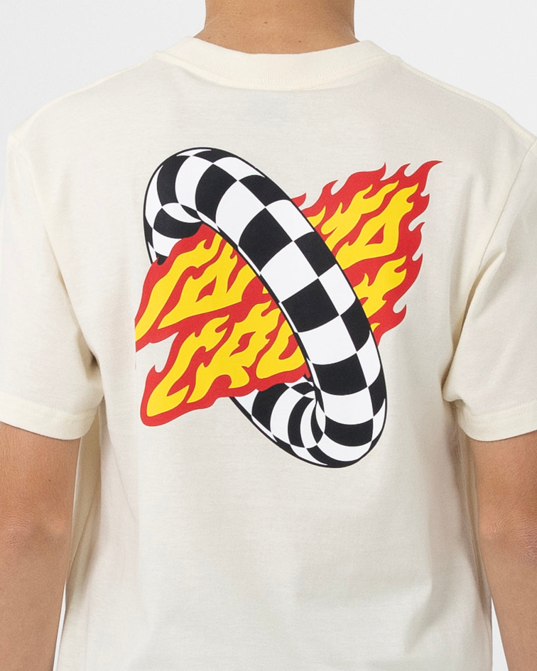 Goal Flame Boys T-shirt Cream