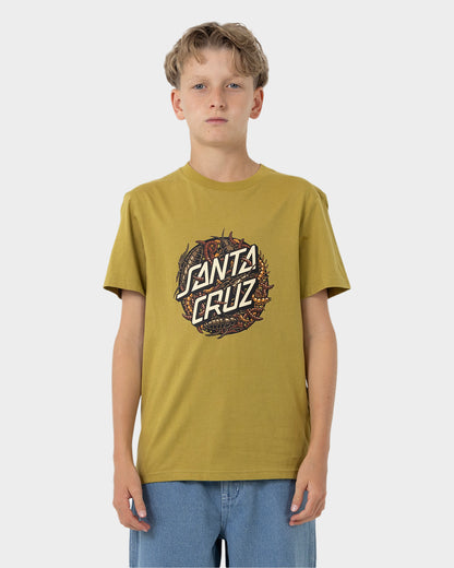 Bug Dot Boys T-shirt Moss