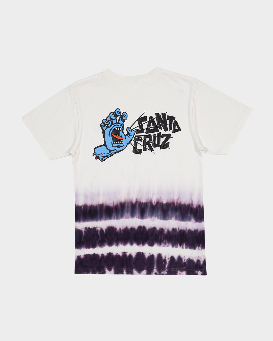 Yelling Hand Boys T-shirt Cream Tie Dye