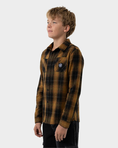 MFG Axle Boys Flannel Shirt Ginger
