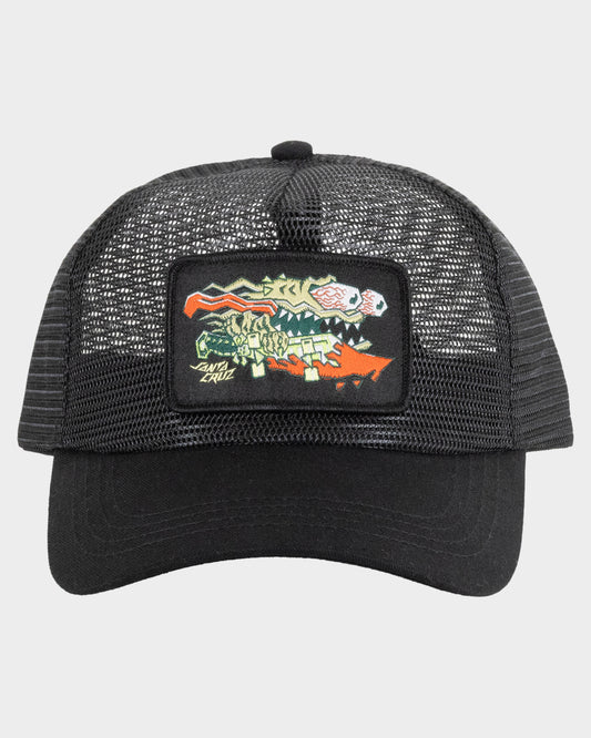 Meek Scratched Slasher Boys Trucker Hat Black
