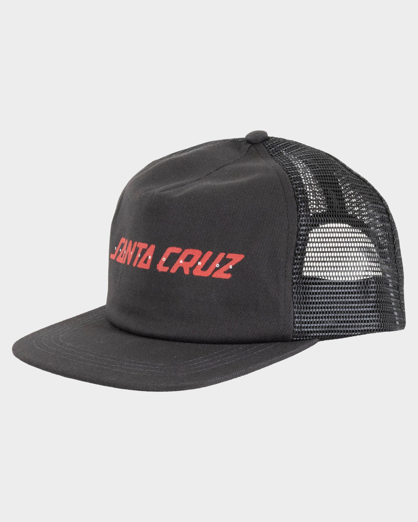 Spray Strip Boys Trucker Hat Off Black