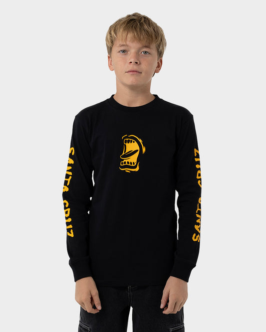 Screaming Mouth Boys L/S T-Shirt Black