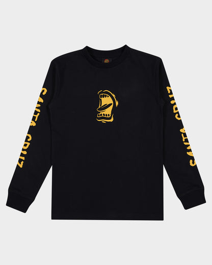 Screaming Mouth Boys L/S T-Shirt Black