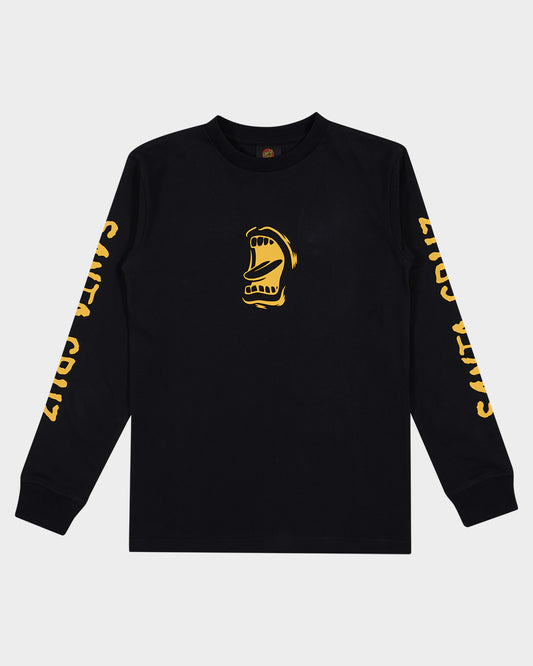 Screaming Mouth Boys L/S T-Shirt Black
