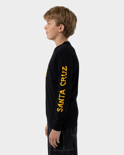 Screaming Mouth Boys L/S T-Shirt Black