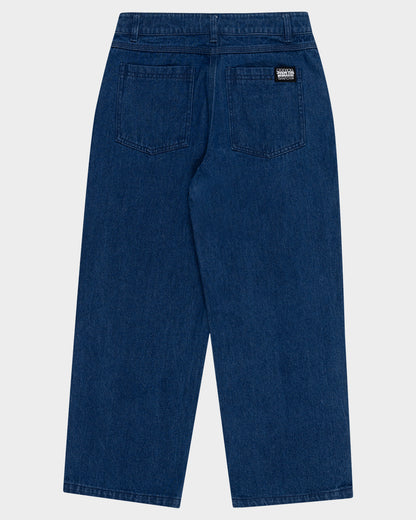 Multi Cruz Stack Alien Boys Baggy Denim Pant Wash Indigo
