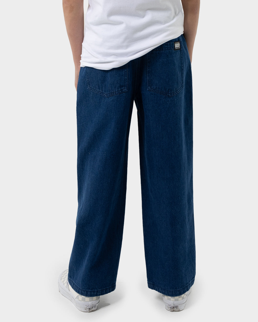 Multi Cruz Stack Alien Boys Baggy Denim Pant Wash Indigo