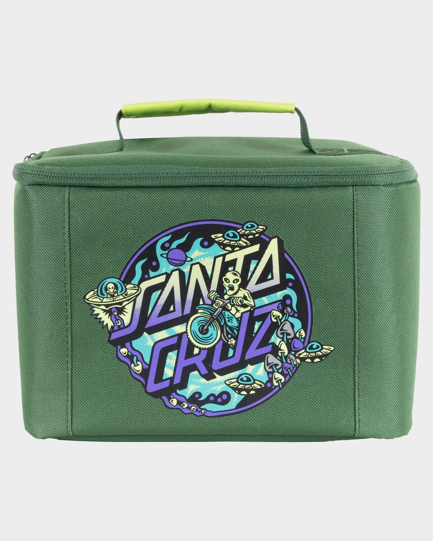 Winkowski Dope Planet 2 Dot Boys Lunch Box Dark Green