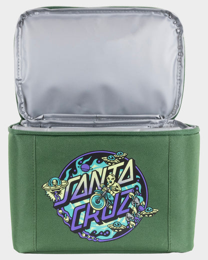 Winkowski Dope Planet 2 Dot Boys Lunch Box Dark Green