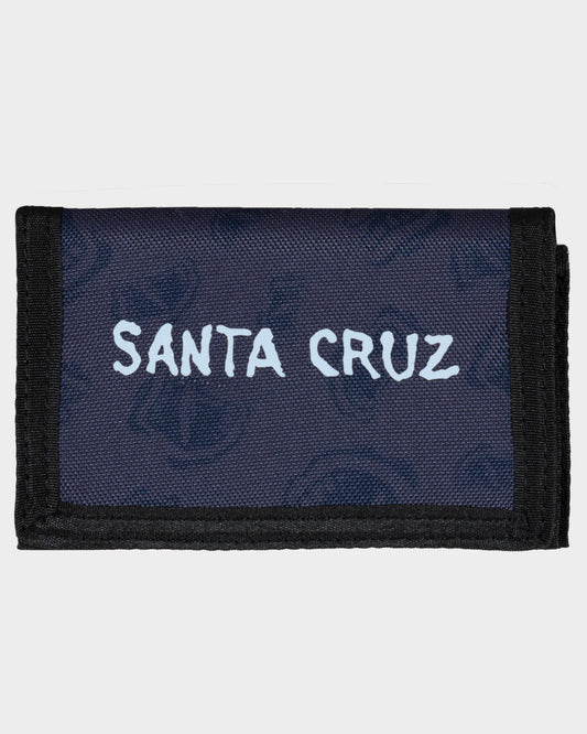 Screaming Mouth Boys Velcro Wallet Dark Blue