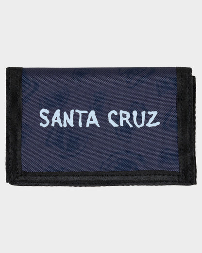 Screaming Mouth Boys Velcro Wallet Dark Blue