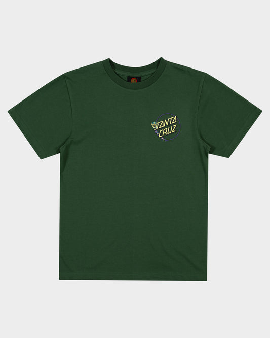 Winkowski Dope Planet 2 Dot Boys T-Shirt Dark Green