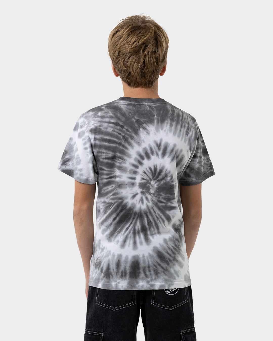 Winkowski Dope Planet 2 Dot Boys T-Shirt Grey Tie Dye