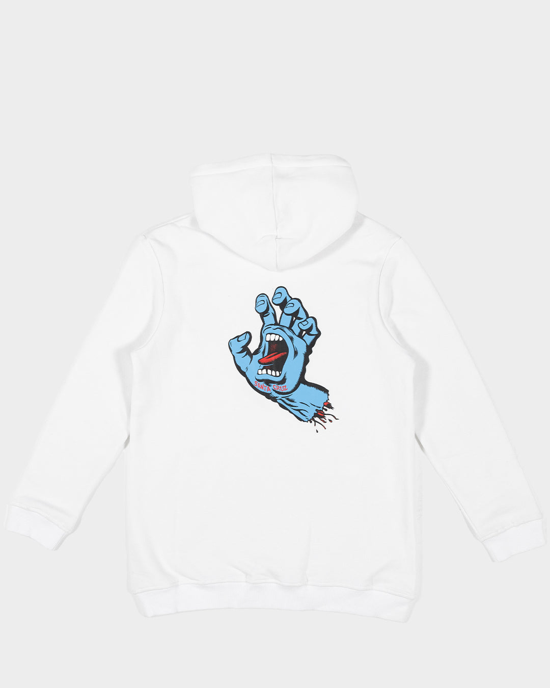 Screaming Hand Boy's Pull Over Hoodie White