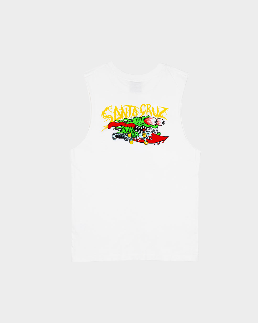 Meek SC Slasher Santa Cruz Boys Muscle T-Shirt White