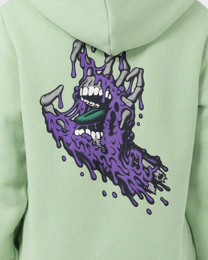 Melting Hand Santa Cruz Boys Pullover Hoodie Sage