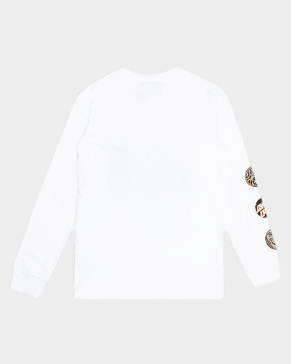 Toxic Skull Santa Cruz Boys L/S T-Shirt White