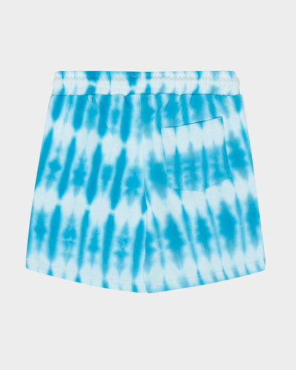 Rad Dot Hollow Santa Cruz Boys Track Shorts Turquoise Tie Dye